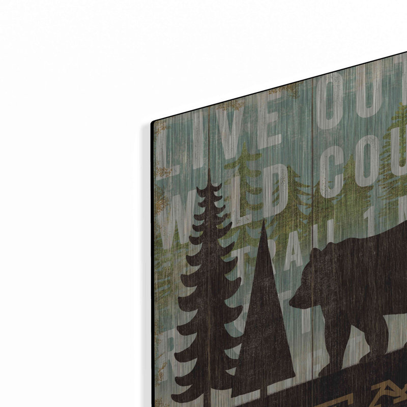 «Simple Living Bear» par Michael Mullan, H 12 po x l 12 po