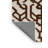 Machine Washable Trellis Beige Area Rug