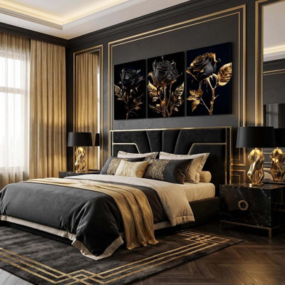 3 Piece Wrapped Canvas Wall Art