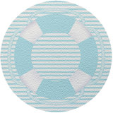 Lifeguard Buoy 16" Vinyl Placemat
