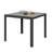 35.4" Powder-Coated Aluminium Frame Square Outdoor Patio Dining Table