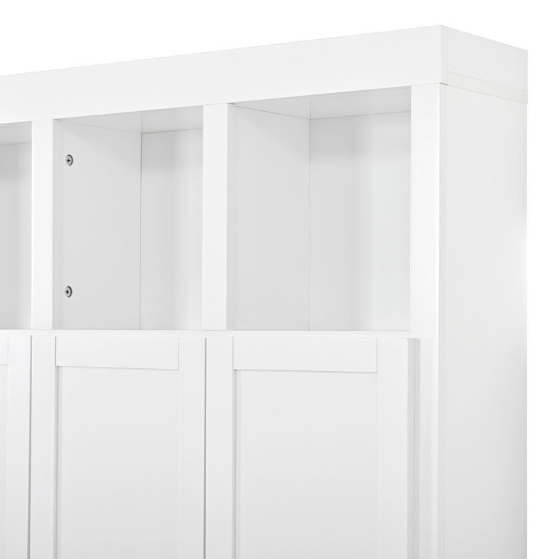 Armoire de rangement Farmhouse, Ancient White
