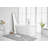 Jakeil 71'' x 31.4'' Soaking Acrylic Bathtub-108229816