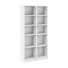 Wakesha Tall 5 Shelf Bookcase - Set Of 2, Storage And Display Bookshelves For Home Office Or Living Room