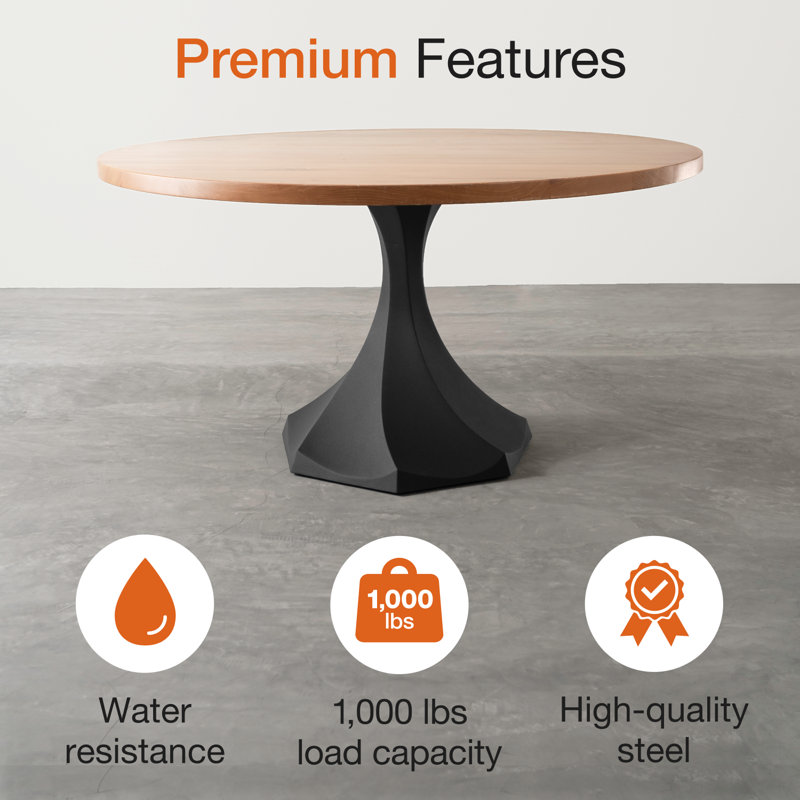 Lithe Metal Dining Table Base