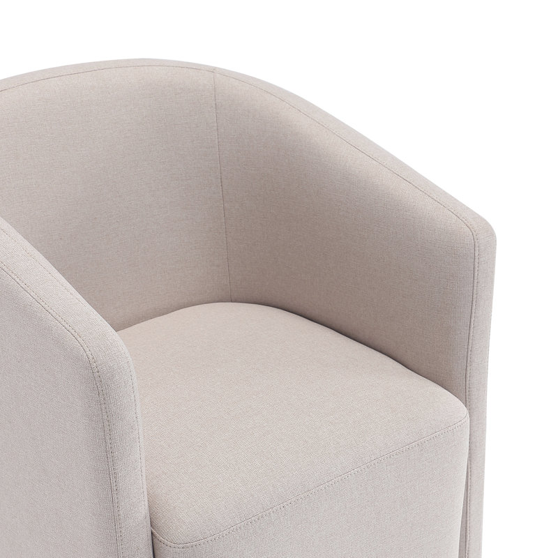 Fauteuil de salle à manger rembourré Hearth, Orge
