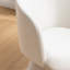 Chaise rembourrée pivotante en velours Dantzler-527819105-511696164