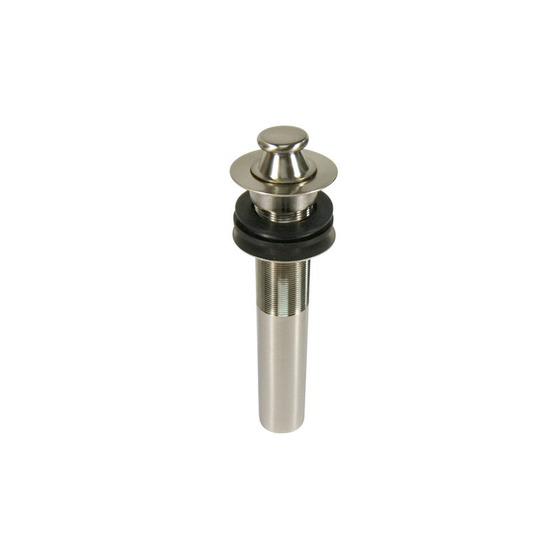 Drain de baignoire à soulever et à tourner, Chrome poli