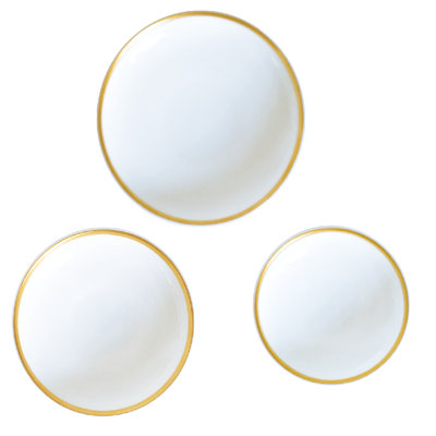 Soucoupe Golden Edge