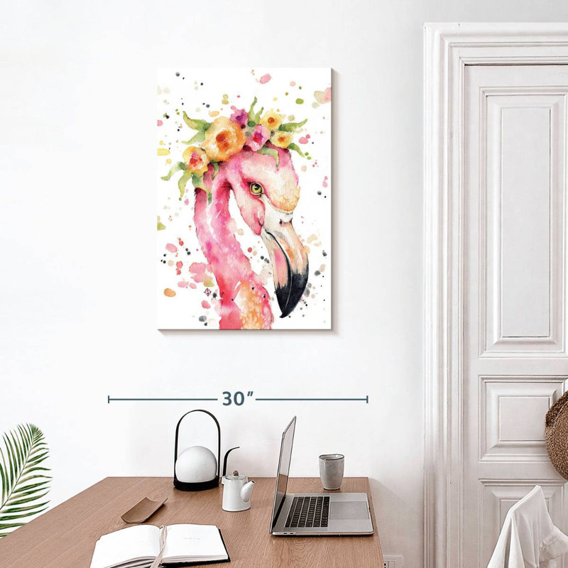 Brampt Little Flamingo, 30" H x 20" W