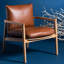 Fauteuil en cuir 28 po Duncan