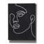 «About Face 2 BW» par Moira Hershey, art mural sur toile-1950624456