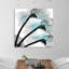 «Teal Luster Cyclamen», reproduction d'impression sur toile tendue-23604858