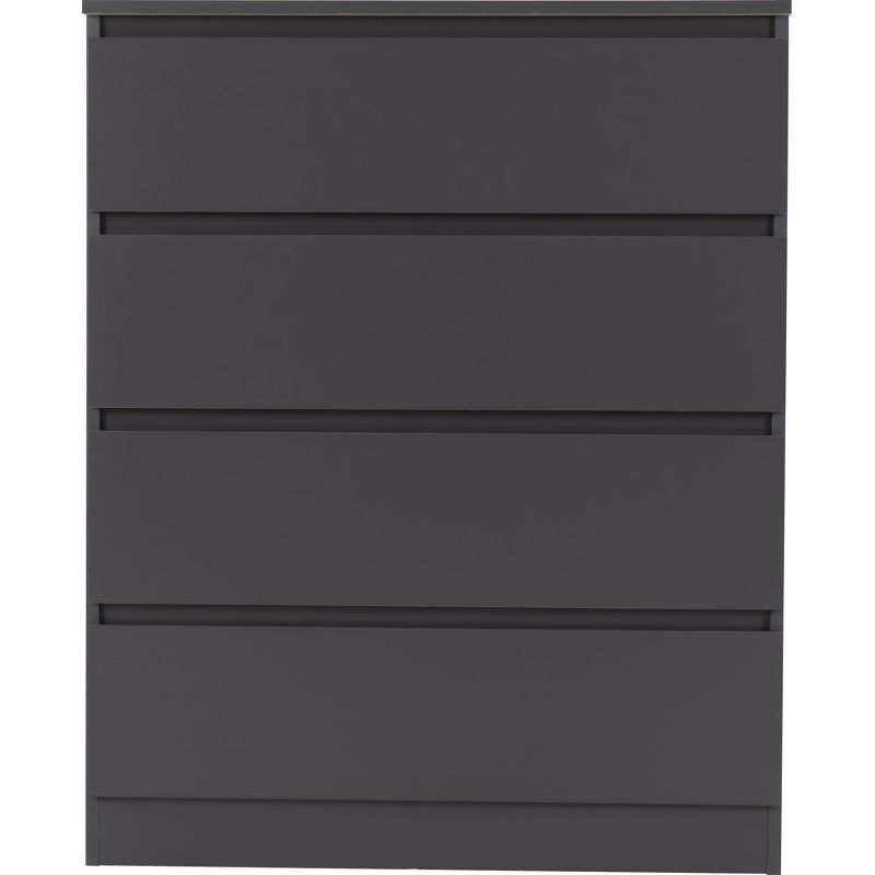 Braunstein 4 Drawer Chest Of Drawers, Grey