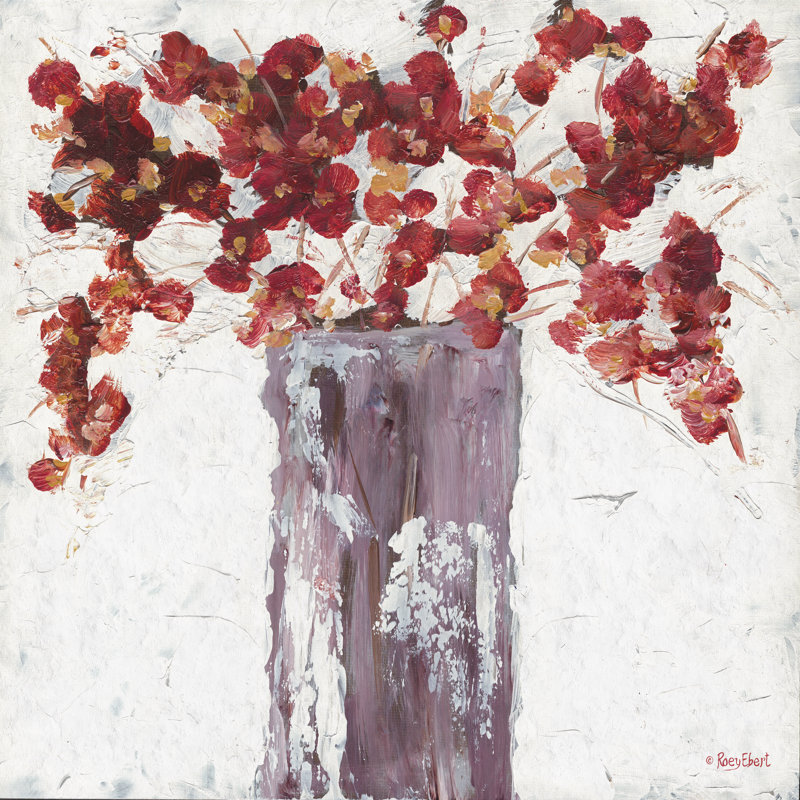 Fleurs d'automne, H 12 po x l 12 po, Non, Toile tendue