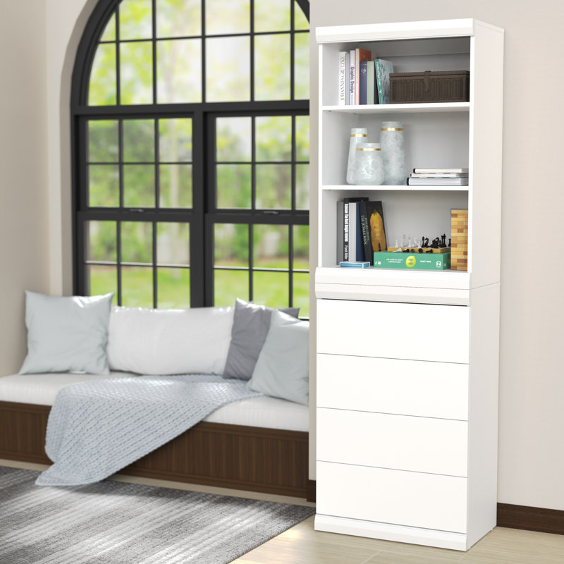 ClosetMaid Mosaics Stackable 3-Shelf 4-Drawer Closet Organizer