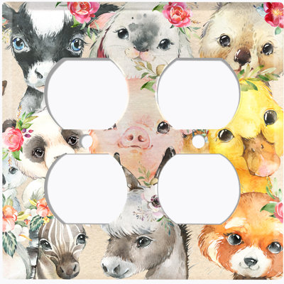 2 - Gang Rocker Standard Wall Plate