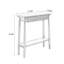 Console rectangulaire en bois massif noyer-466890908