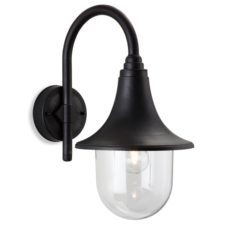 Astra Matte Black 41cm H Outdoor Barn Light