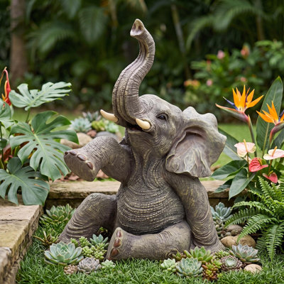 Petey The Pint Sized Pachyderm Statue