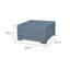 Trinidad Rattan 4 Seat Modular Chaise Lounge Set-792050032