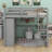 Avoca Kids Full Loft Bed with Drawers-1240829391