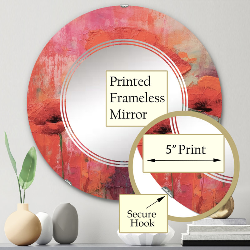 Miroir mural Augrave, 24 po x 24 po