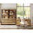 Home Office Furniture Set: 59" Executive Desk With Charging Station & Storage Cabinet + 72" Tall Bookcase With 6 Drawers, Modern Computer Desk & Library Shelf, Wood, Work Study, Oak-1365896613
