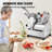 Automatic Meat Slicer, 540W Deli Slicer with Two 10" Stainless Steel Removable Blade