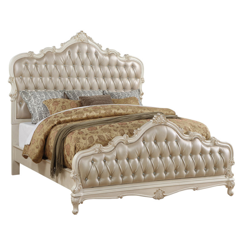 Kamarrion Vegan Leather Standard Bed, Queen
