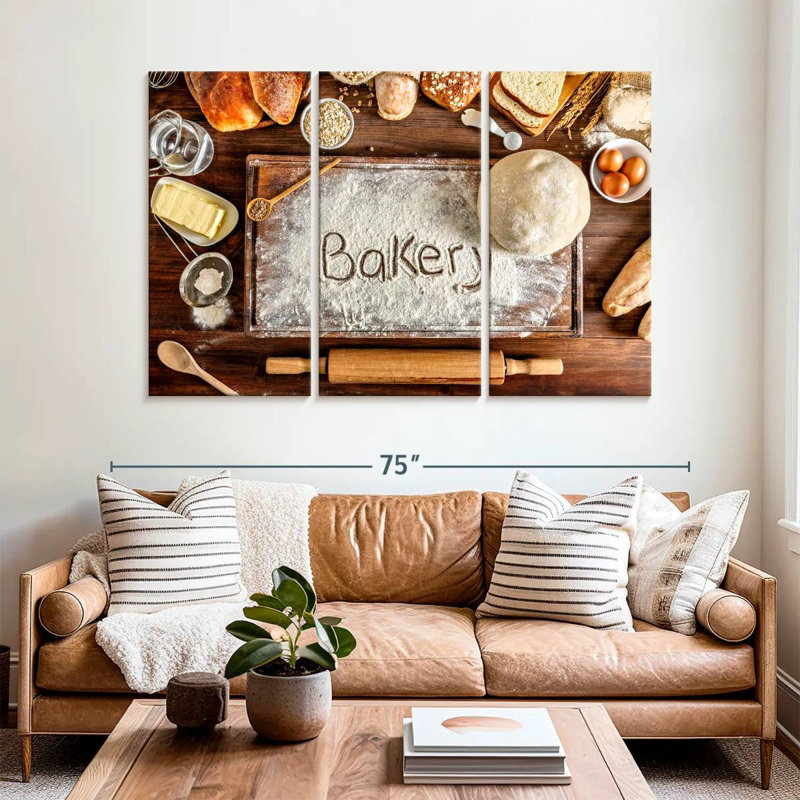 Bakery Baking, 42" H x 65" W