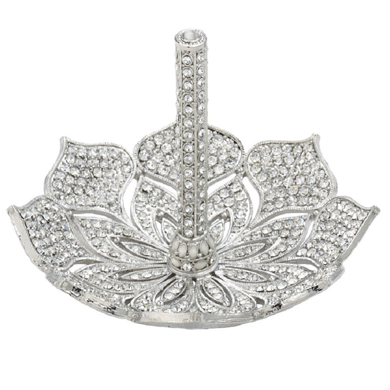 Windsor Metal Ring Holder, Silver