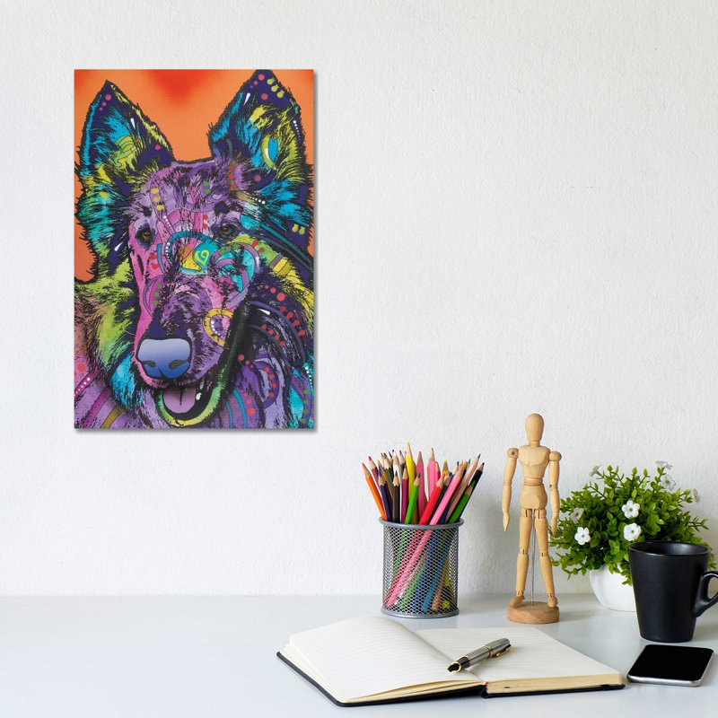 Ava, Collie by Dean Russo - Wrapped Canvas Gallery-Wrapped Canvas Giclée, 20.32 cm H x 30.48 cm W