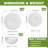Latitude Run® 12-piece White Embossed Mesh Bone China Dinnerware With Lightweight Durable Chip Resistant Design Service For 4