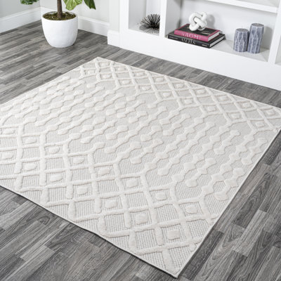Tapis ivoire intérieur / extérieur Annalee