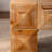 47.24" Rustic Geometric Relief Coffee Table