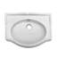 Petit lavabo mural traditionnel 15 "avec cuve ovale intégrée Whitehaus-60763759