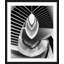 Stairwell' Framed Graphic Art Print on Glass