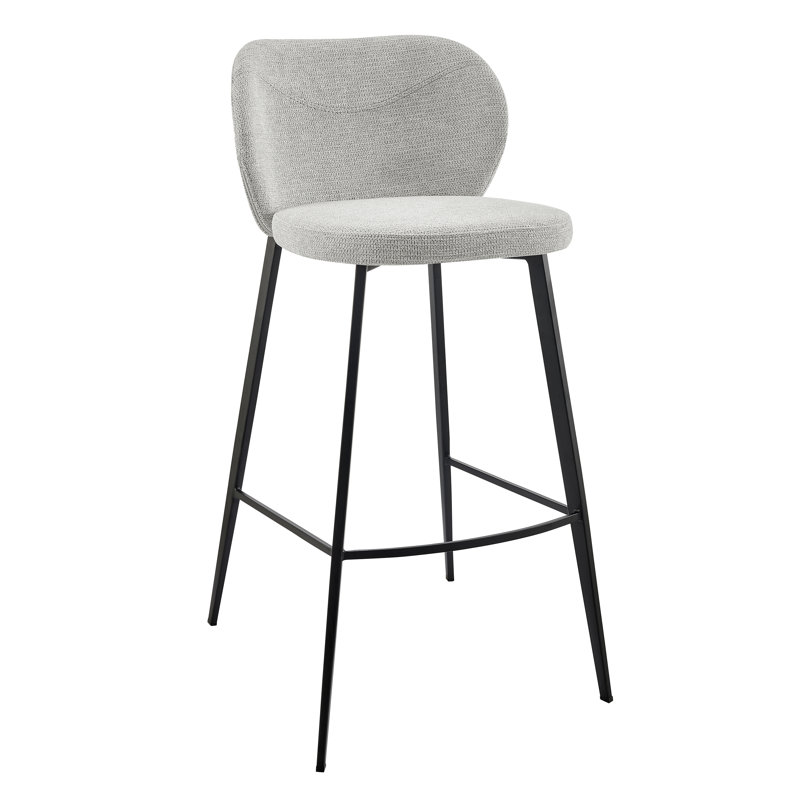 Tabouret de bar et de comptoir Granger, Tabouret de bar (siège d'une hauteur de 30,5 po), Gris