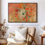 «Nasturtiums 1905, reproduction sur toile»-101456694