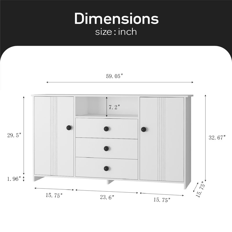 Eassa 59.05'' Sideboard