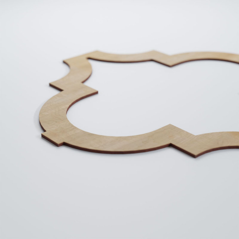 Panneaux muraux en bois Marrakech, Hickory, H 11 3/8 po x l 11 3/8 po x P 1/4 po