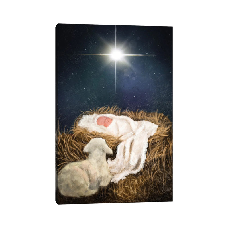 «O Come Let Us Adore him», reproduction d'art sur toile tendue