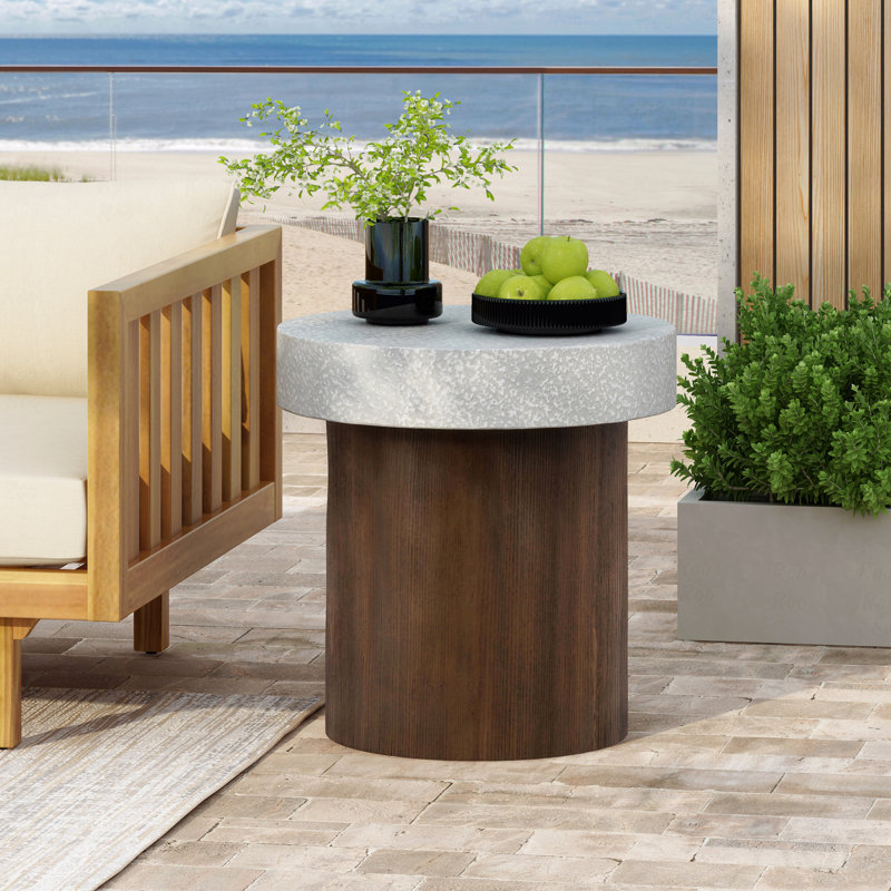 Square Side Table, Mgo