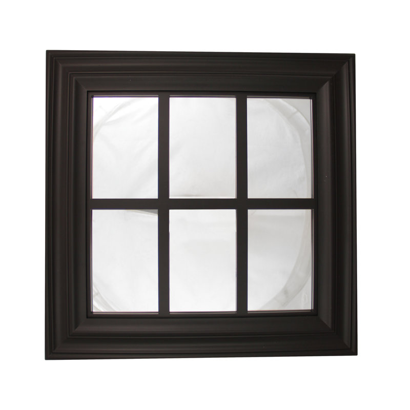 Miroir mural 17,5 po, Noir
