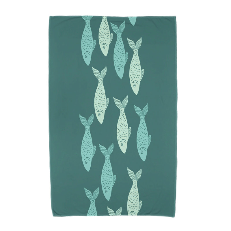 Serviette de plage Eastbourne Line, sarcelle