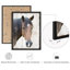 «Rustic Brown Horses», reproduction d'art encadrée, affiche, salle de bain, petit art mural-104787879-104787880