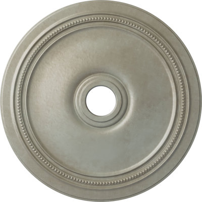 Endurathane Diane Ceiling Medallion, 24"OD x 3 5/8"ID x 1 1/4"P (Fits Canopies up to 6 1/4"), Hand-Painted Flash Gold Finish