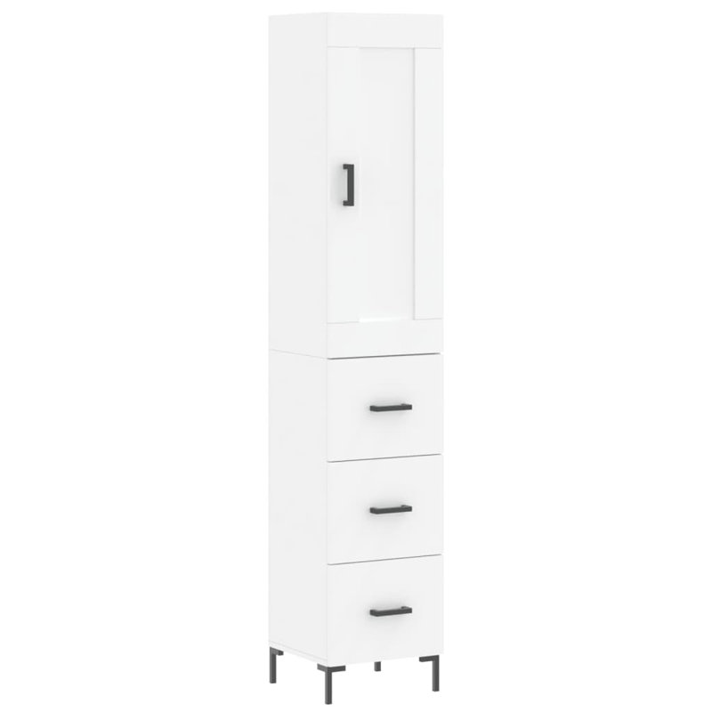 34.5cm Sideboard, White