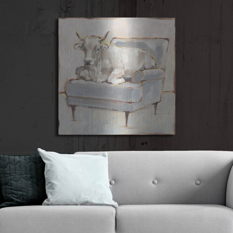 «Moo-ving In III» par Ethan Harper, «Moo-ving In III» par Ethan Harper, H 36 po x l 36 po
